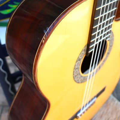 Juan Montes Rodriguez Flamenco guitar cutaway 2023 Cocobolo image 6