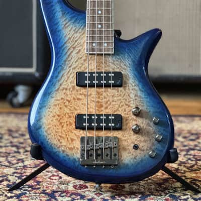 Jackson JS Series JS3Q Spectra Bass 2020 - Present - Amber Blue Burst image 2