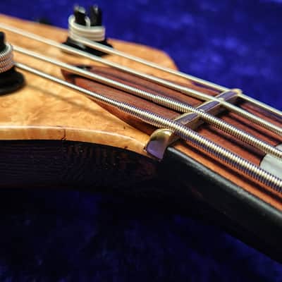 Drake Custom Short Scale 4 Bass Guitar, Natural Oil image 12