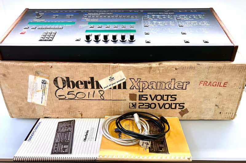 Oberheim Xpander Desktop 6-Voice Synthesizer 1984 - Black image 1