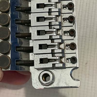 1980's Original German Made Chrome Floyd Rose Guitar Tremolo Bridge image 18
