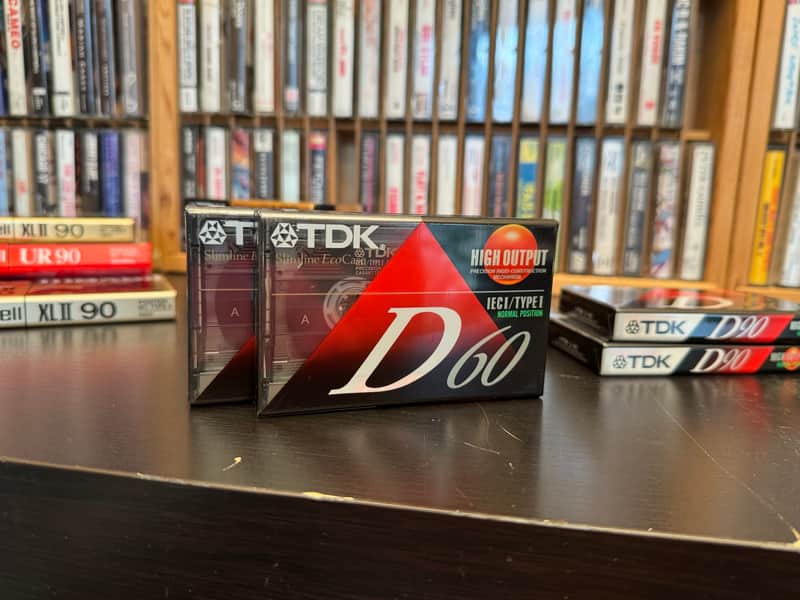 TDK D60 High Output Cassette Tape image 1