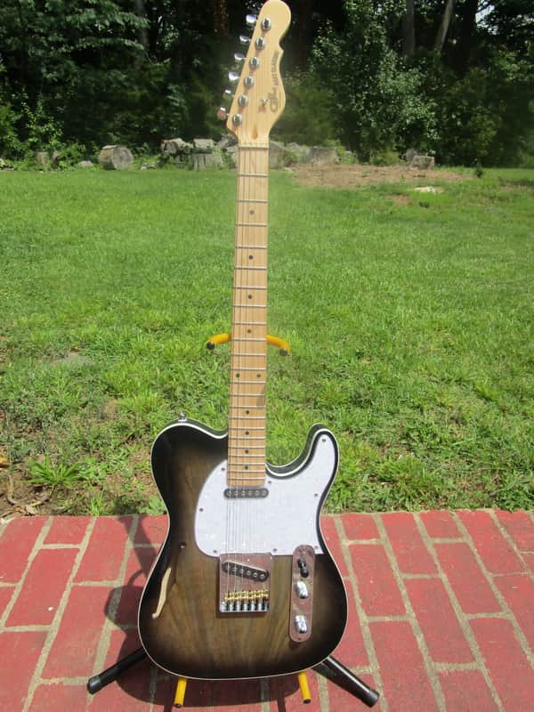 G&L Tribute Limited Edition ASAT Classic Semi-Hollow - Blackburst, Binding - 1 of 96 image 1