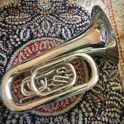 Besson Sovereign BE-981 Compensating EEb Tuba w/hard & soft cases image 11