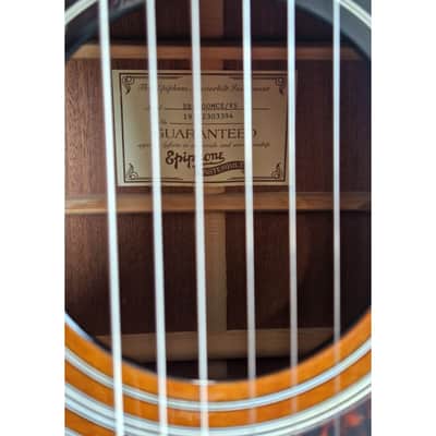 Epiphone Dr-500mce/Vs Acoustic Guitar - Cutaway Design - Excellent w/ Original Box image 10