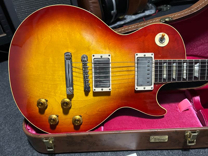 Gibson Les Paul 58 Reissue Custom Shop - Washed Cherry VOS image 1