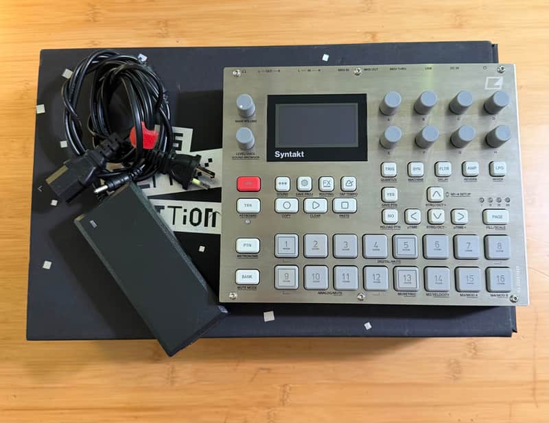 Elektron Sytakt 12 Track Drum Computer & Synthesizer E25 Remix Edition 2023 - Present - Silver image 1