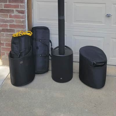 A pair of LD Systems MAUI5 800w All-in-One PA System with Bluetooth 2020s - Black w/ Bags and Covers image 10