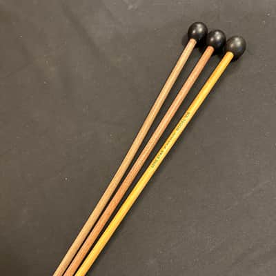Mike Balter 10AB Unwound Series 7/8" Hard Phenolic Mallets, Birch, 3 Mallets - MINT Bild 1