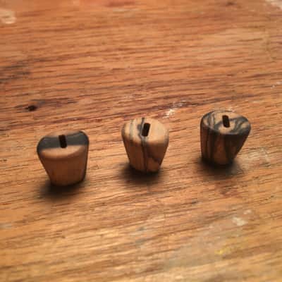 Guilford Pale Moon Ebony 5/3 Blade switch cap - fits PRS USA Natural Wood - 3 pack image 2