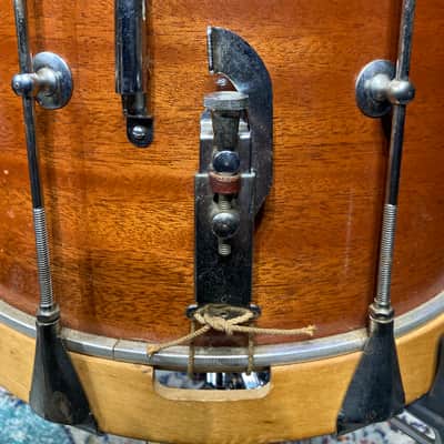 Slingerland - 10x14" No. 574 Legion Heir Model, 3-Ply Mahogany, Marching Snare Drum (Chicago-era) 1969–1972 image 5