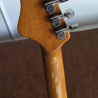 Vintage USA 1982 G&L Early S500 with 1984 Skyhawk neck in Transparent Red image 6