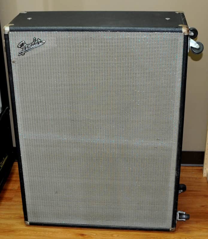 Fender VT Bassman 2x15 Cab 1973 Silverface | Reverb