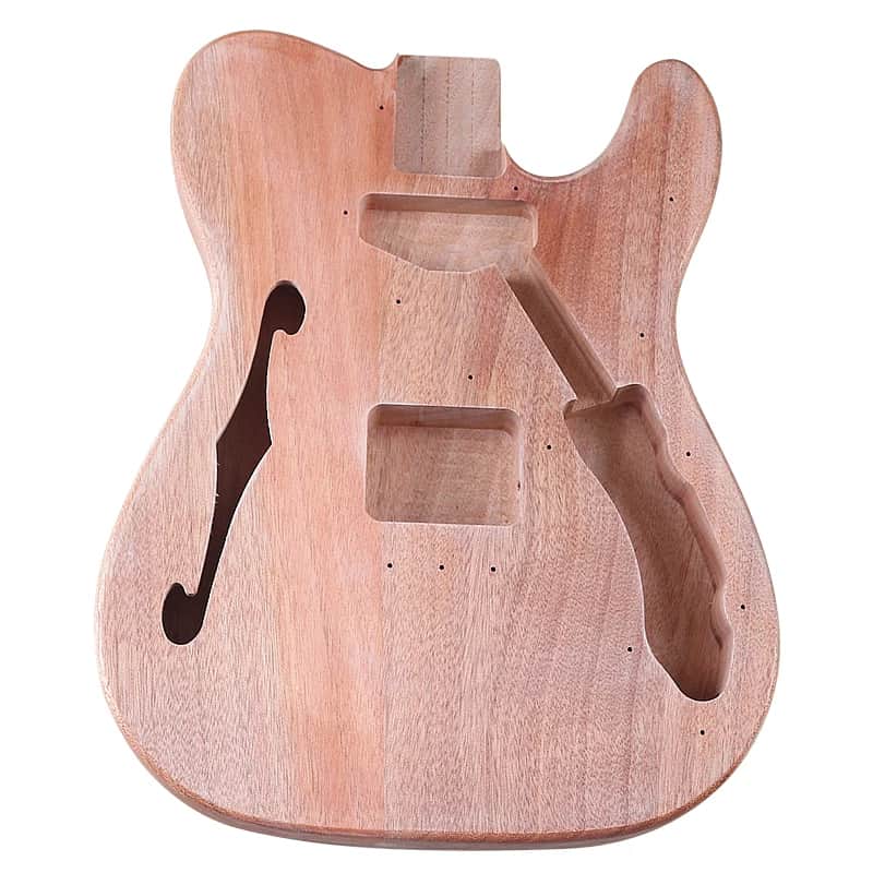 Unfinished Okoume Tele Styel Guitar Body DIY Project image 1