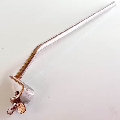 Ludwig Bass Drum Clamp-On Spur Leg Spike Vintage 40s Chrome Walberg&Auge W&A US image 1