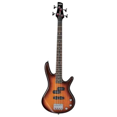 Ibanez miKro Series GSRM20 Electric Bass Guitar, Brown Sunburst image 2