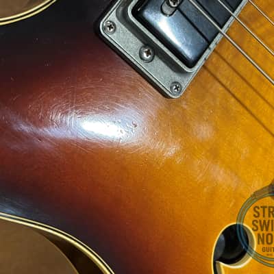 Yamaha SA50, Hollow Body Guitar, Sunburst, 1967, Made in Japan image 20