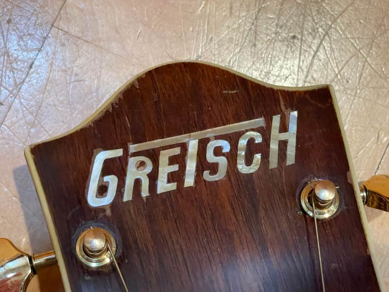 Vintage Gretsch solid spruce top acoustic / electric guitar  Sun valley  60’s  - Natural nitrocellulose image 1