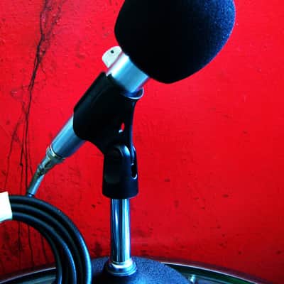 Vintage 1960's Shure PE585V dynamic cardioid microphone Hi Z w accessories PE585 585SA 585SAV # 2 image 5