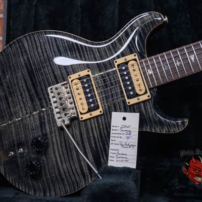 PRS Carlos Santana Pre-Production Prototype #3 Flame Maple Top Transparent Grey Black 1995 w/OHSC image 11