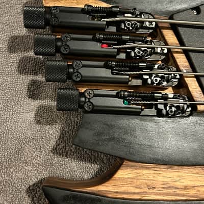 Flame Instruments Multiscale (fanned fret) Headless  Bass EMG TW image 10
