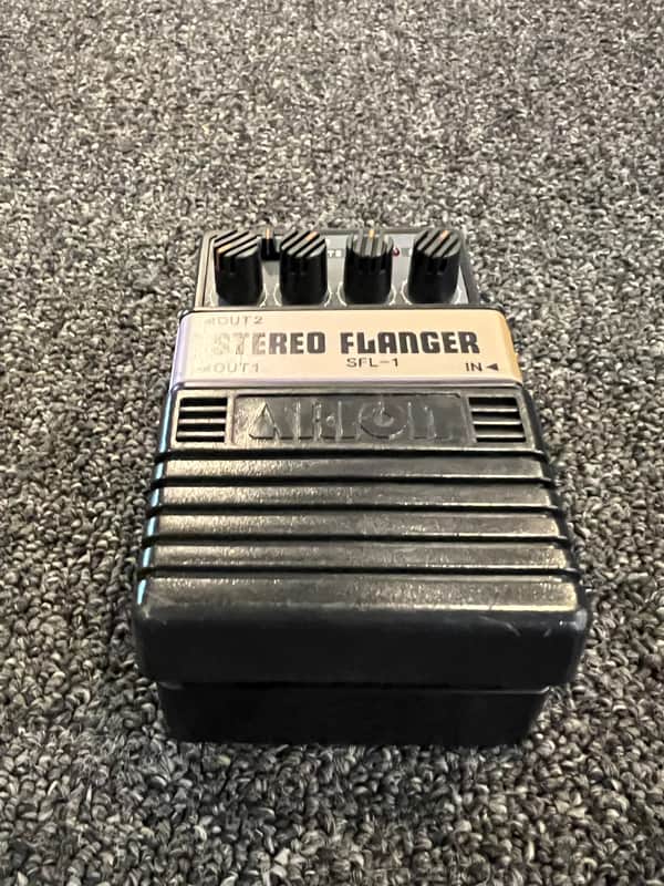 Arion SFL-1 Stereo Flanger Guitar Effects Pedal 1980s - Black made in Japan image 1