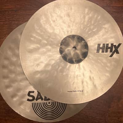 Sabian 14" HHX Power Hi-Hat Cymbals (Pair) 2001 - Present - Natural image 1