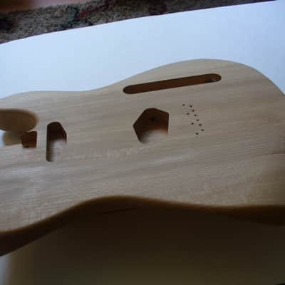 Extraordinary Quarter Sawn American Sycamore T Style Guitar Body for Telecaster® Neck Made in USA image 7