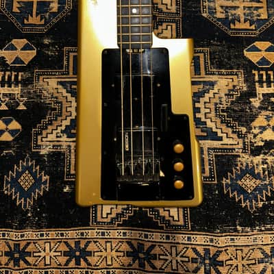 1987 Gibson 20/20 Ned Steinberger Bass - Gold Inca Silver image 2