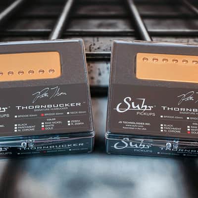 SUHR Thornbucker PAF SET Bridge & Neck Humbucker Pickups 50mm - GOLD