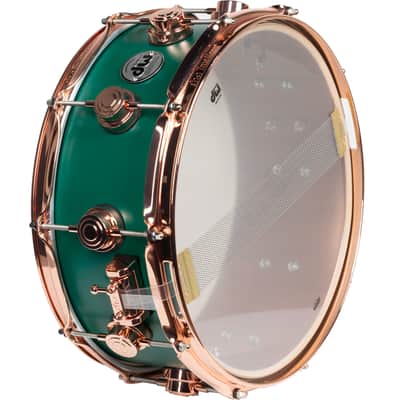 Drum Workshop Collectors Series 5.5x14 Snare Drum - Forest Green Hard Satin image 3