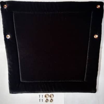 NEW Black Accordion Back Pad Width (17.75 in / 45cm) Length (12.75in / 32cm) image 1