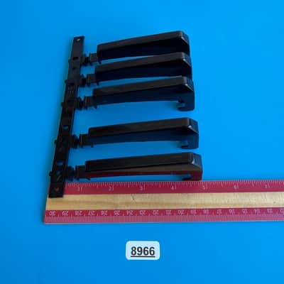 YAMAHA PSR-240 PSR-270 PSR-500 Keyboard Part: Black Keys 5-Key Set image 7