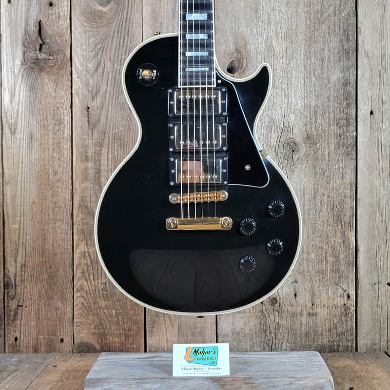 Gibson Les Paul Custom '57 Reissue Black Beauty 1996 - Black Duncan Antiquity Seth Lovers