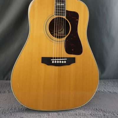 Aria GL500 Japan Acoustic Dreadnought w/ Hard Case | Reverb