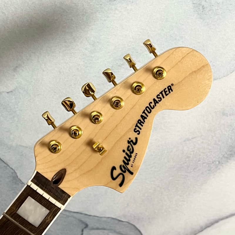 Squier 40th Anniversary Stratocaster Loaded Neck with Bound Laurel Fingerboard, Block Inlays Bild 1