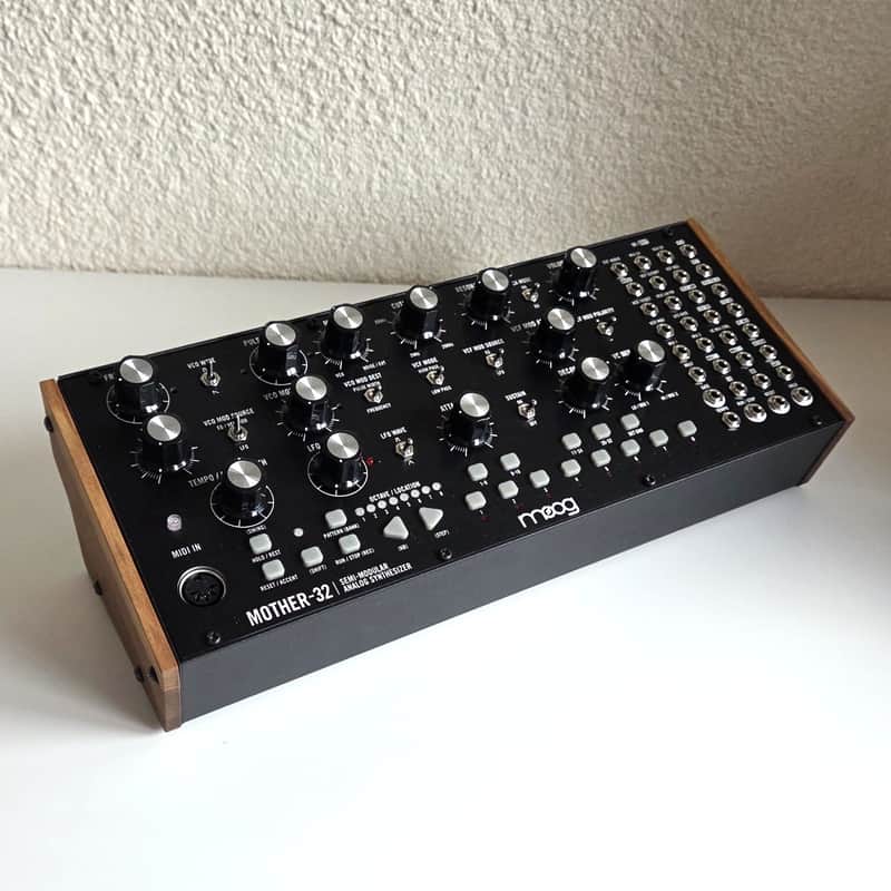 Moog Mother-32 Tabletop / Eurorack Semi-Modular Synthesizer 2015 - Present - Black image 1
