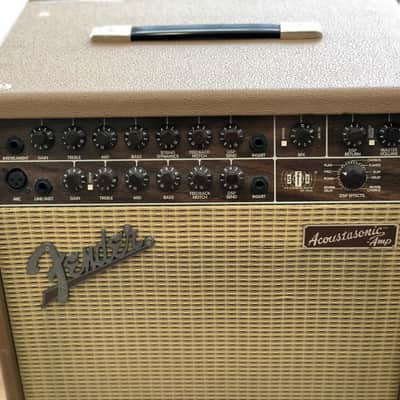 Fender Acoustasonic SFX 2-Channel 2 x 80-Watt 1x8" / 1x10" Acoustic Guitar Amp 1999 - 2003 - Brown image 2