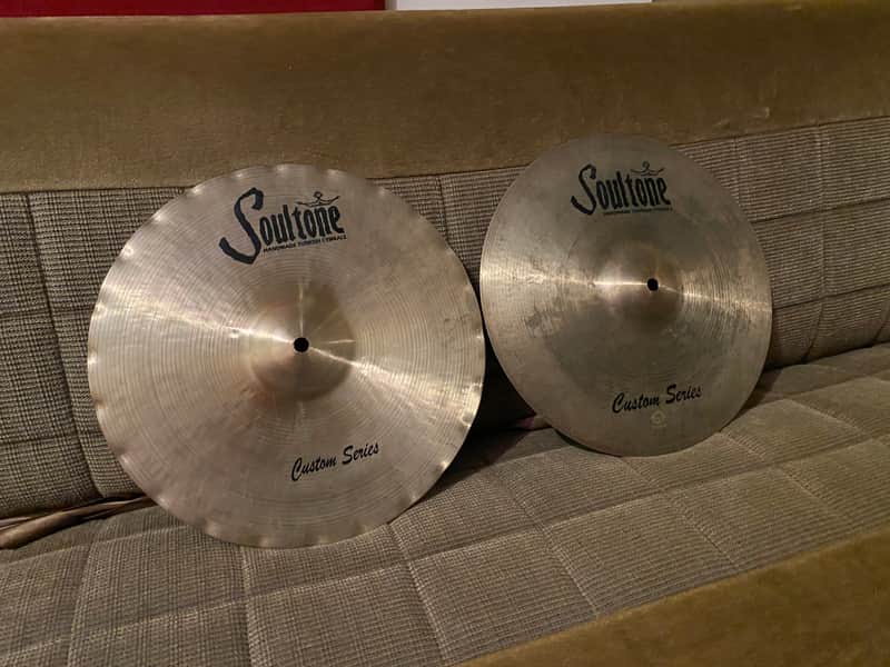 Soultone Custom 14" Hi-hats Cymbals Pair image 1