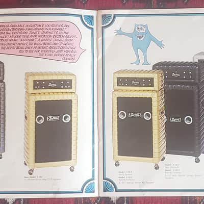 Kustom "Kustom Kats" Amp and Guitar Catalog 1969 image 3