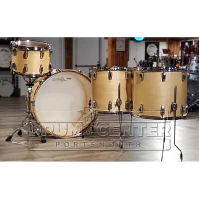 Ludwig Legacy Maple 4pc Bonham Drum Set Natural Maple Gloss image 4