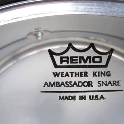 14" x 6.5" Premier 8-Lug Steel Beaded Shell Snare Drum - Vintage image 14