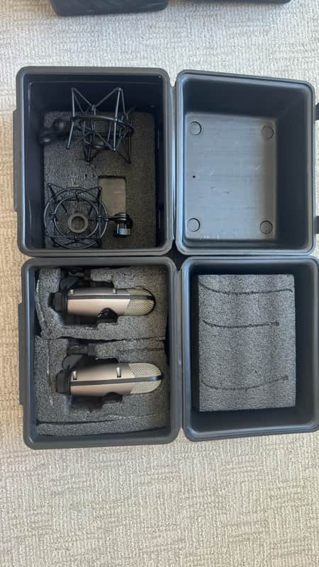 CAD M179 Variable Pattern Condenser Microphone Pair 2010s - Silver image 1