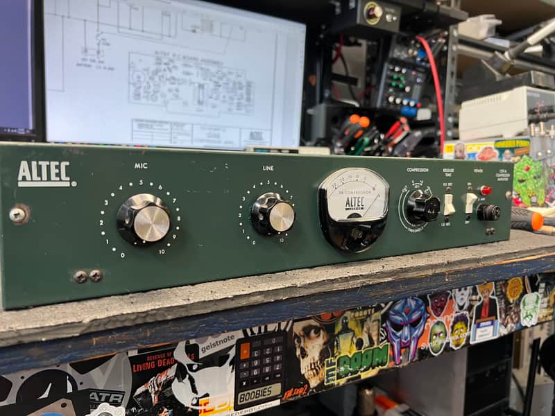 Serviced + Recapped Altec 1591A Mic Pre / Optical Compressor image 1