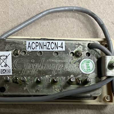 Epiphone ACPNHZCN-4, Humbucking pickup, Zebra, w/pickup ring, neck image 2