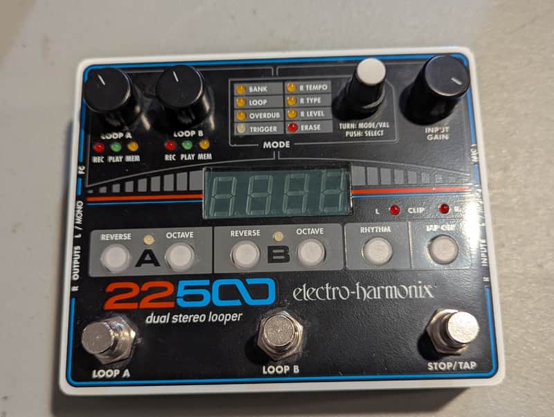 Electro-Harmonix 22500 Dual Stereo Looper 2015 - Present - Black image 1