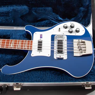 2002 Rickenbacker 4003 Midnight Blue Rare Color Hipshot Bridge OHSC image 1