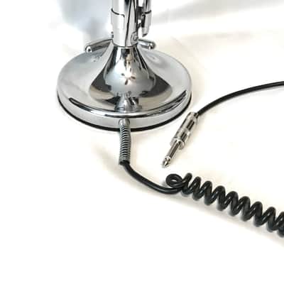 Beautiful Vintage 1970’s Astatic D-104 “Silver Eagle” Lollipop Microphone-Hot Amplified Crystal ! image 8