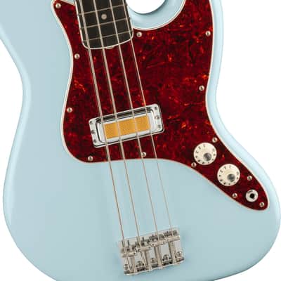 Fender Gold Foil Jazz Bass 4-string Bass Guitar - Sonic Blue image 3