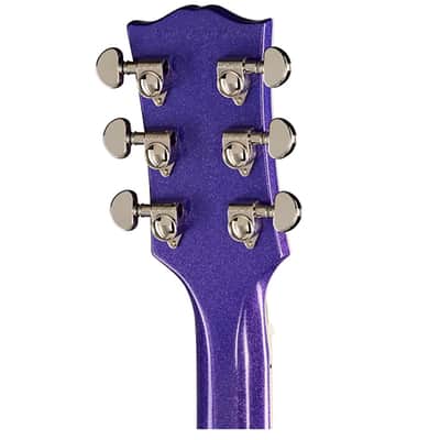 Epiphone  Inspired by Gibson Custom Les Paul Custom Electric Guitar -  New , New - Amethyst Sparkle image 7